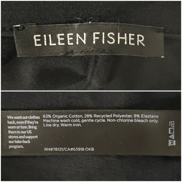 Eileen Fisher Black Cotton Blend Easy Fit Washable Ponte Blazer Sz 2X - 3X*** - Picture 12 of 14